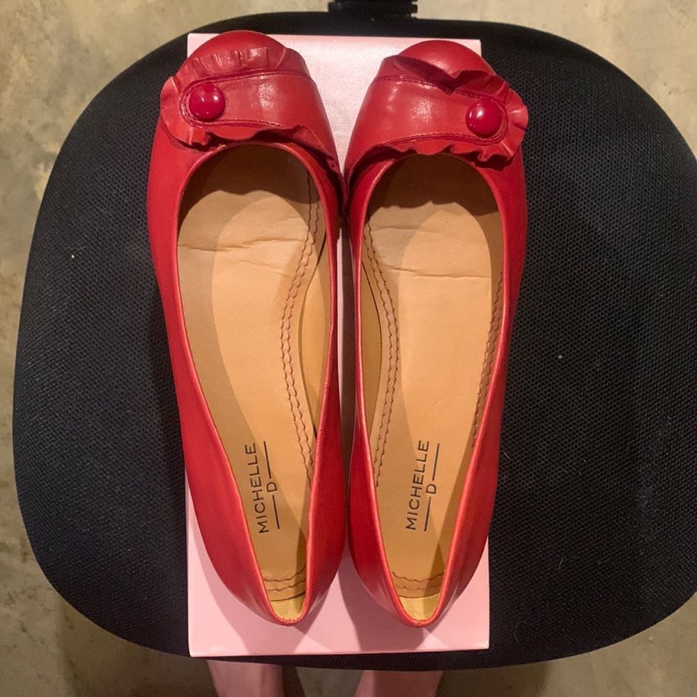 Michelle D Slip on Flat Dress Shoes 7.5